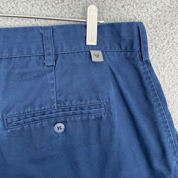 Nike Golf Shorts Men 40 Navy Pleated Chino - Picture 6 of 11